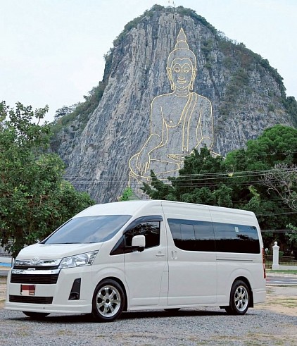 Hire a van with a driver.