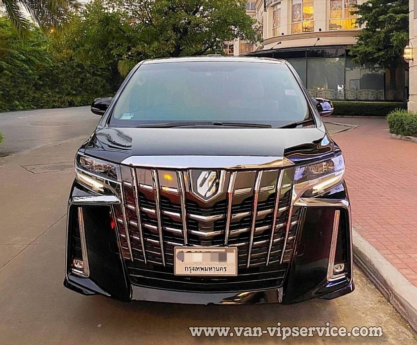 Rent a van with a driver to Bangkok.
