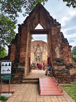 Rent a van with a driver to Ayutthaya.