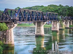 Hire a van to Kanchanaburi.