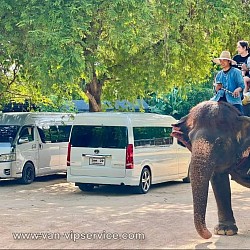 Hire a van to Kanchanaburi.