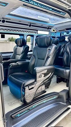 Hire a minivan from Bang Saen to Bangkok.