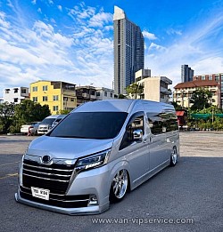 Rent a van with a driver to Suvarnabhumi Airport.